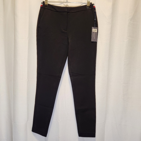 NWT Tommy Hilfiger Hanover Skinny Black Ponte Ankle Length Pants Size 2 - Picture 7 of 8